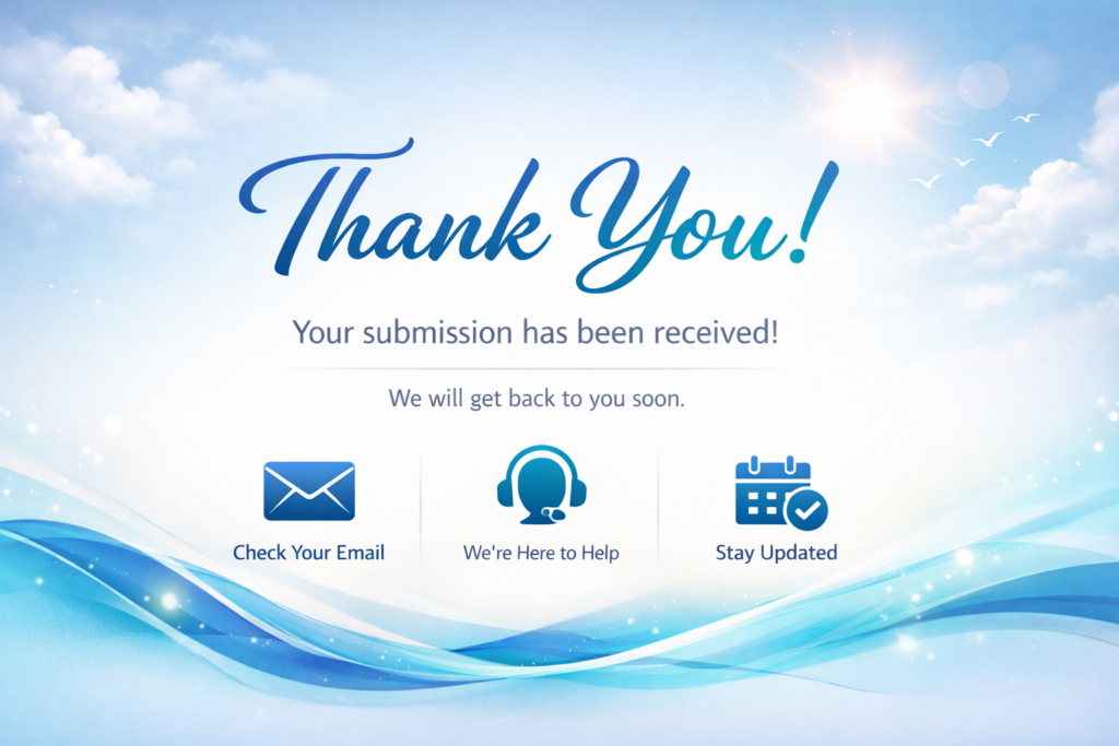 thank you page
